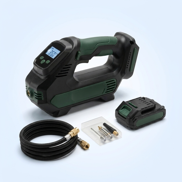 Cordless Tire Inflator & Air Compressor