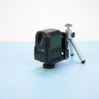 Self-leveling laser level with bracket and tripod