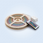LED strip lights with control box and remote