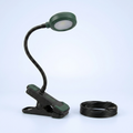 Rechargeable clamp work light with charging cable