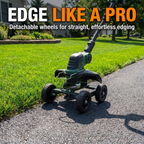 Edge like a pro - detachable wheels for straight, effortless edging