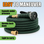 Easy to maneuver: expands under pressure, shrinks back down, light to carry