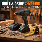 Drill and drive anything - furniture, decking and every household fix