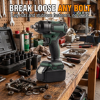 Break loose any bolt - lug nuts and stubborn fasteners, no sweat