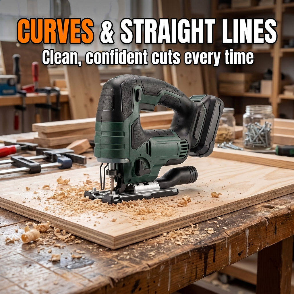 Curves and straight lines - clean, confident cuts every time