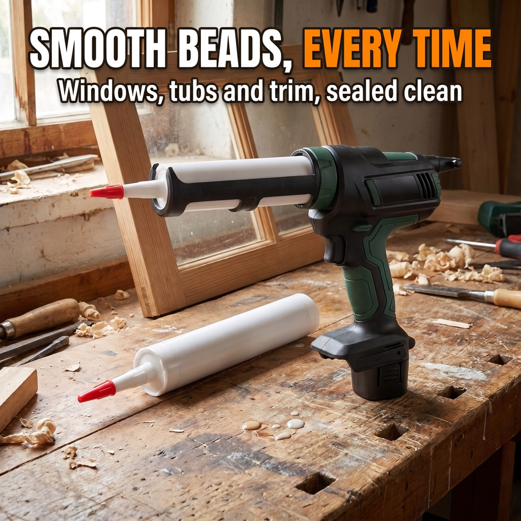 Smooth beads, every time - windows, tubs and trim, sealed clean