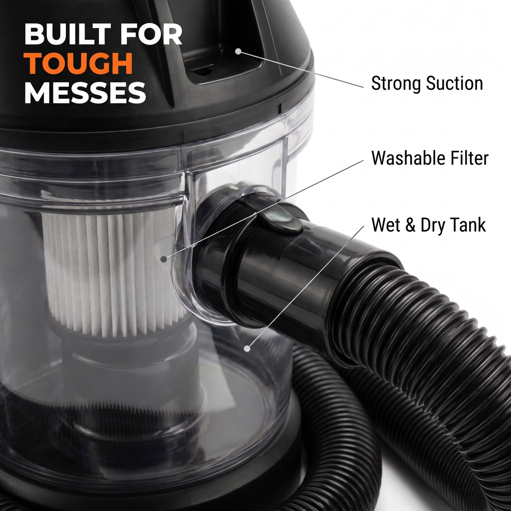 Built for tough messes