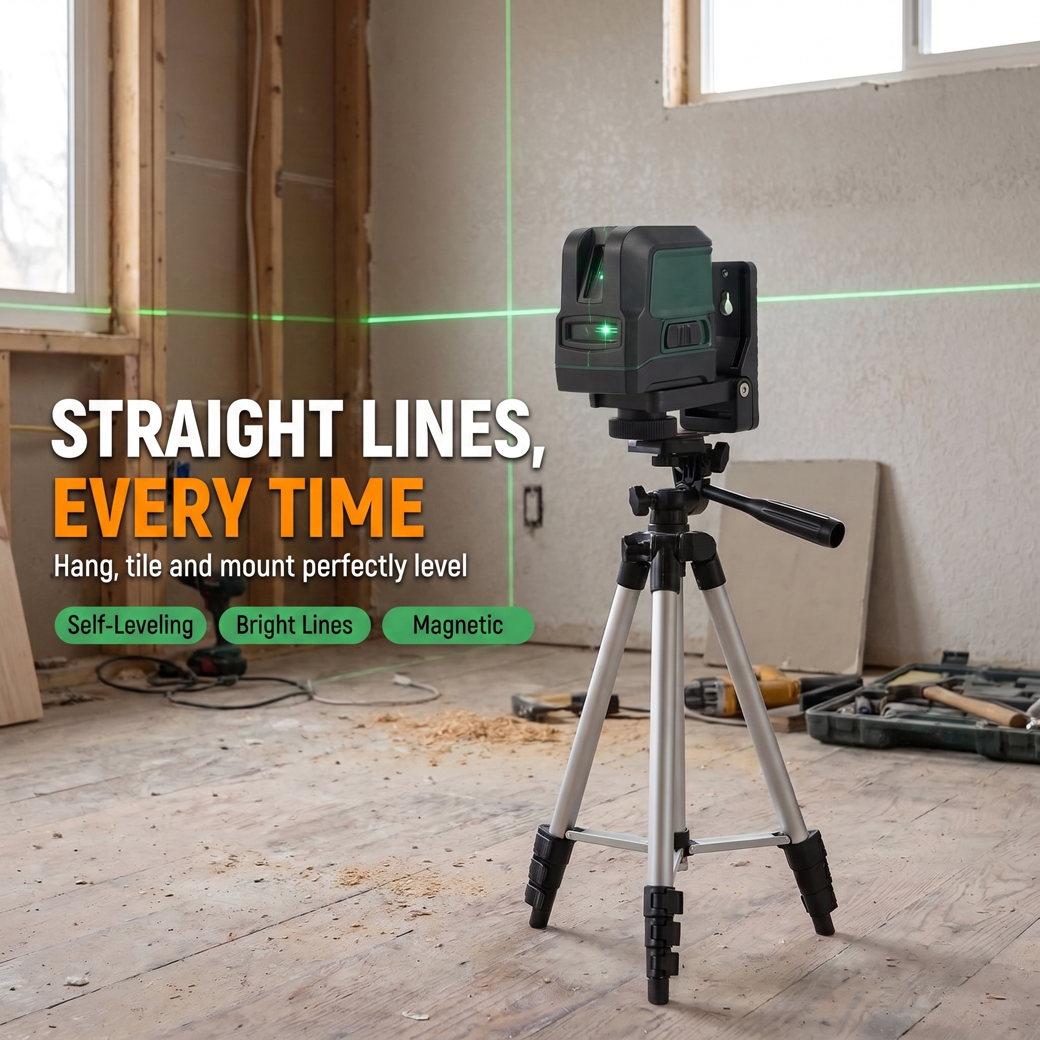 Straight lines every time