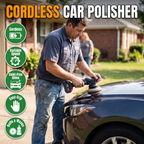 Cordless car polisher features