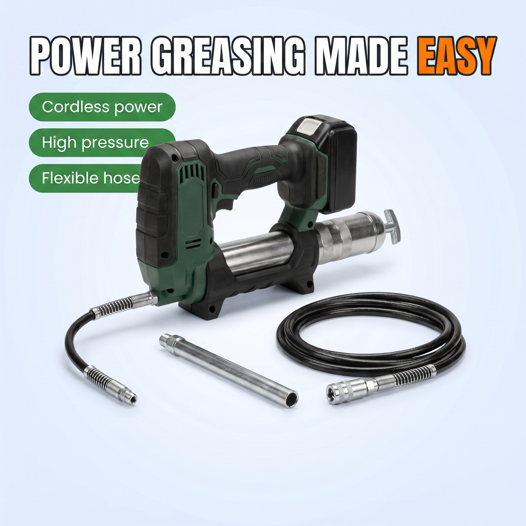 Power greasing made easy