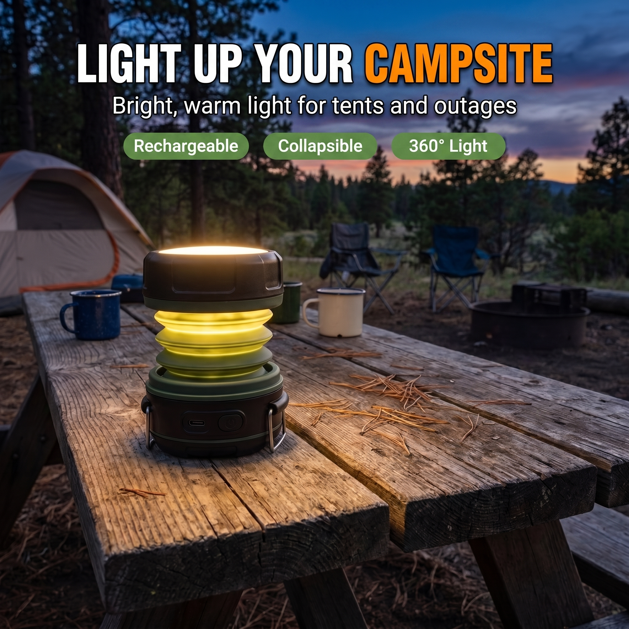 Light up your campsite