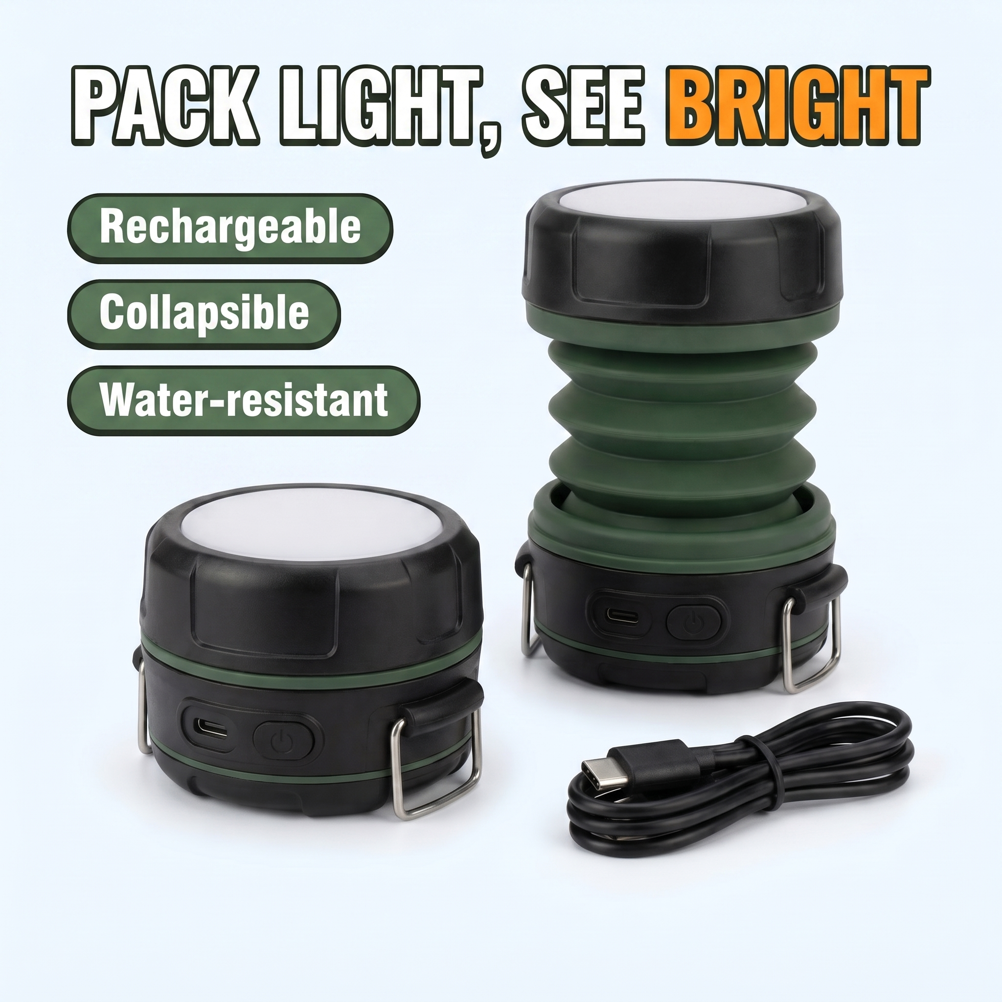 Pack light see bright