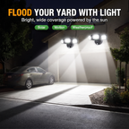 Flood your yard with light